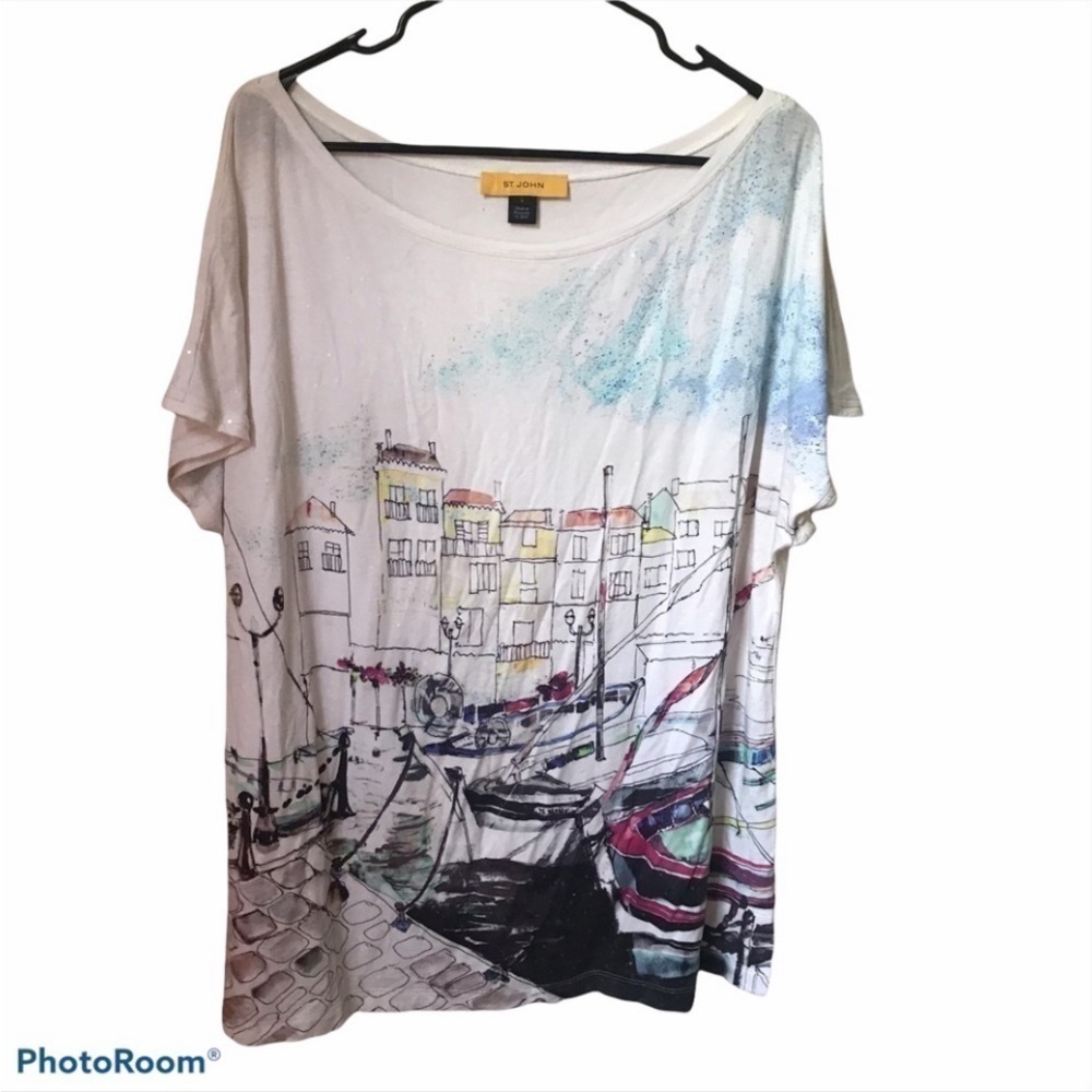 St. John blouse ..EUC.…